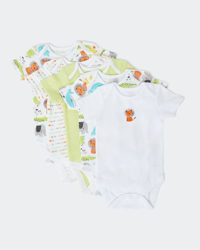 Jungle Bodysuit - Pack Of 5 (Newborn-9 months)